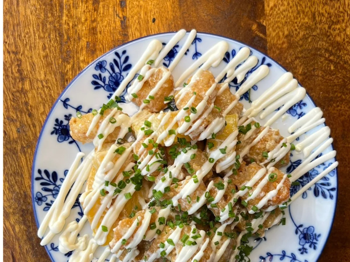 Gambas con piña